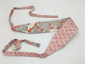 Reversible Wide Kimono Belt Ume 5811 & 5873