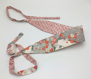 Reversible Wide Kimono Belt Ume 5811 & 5873