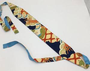 Reversible Wide Kimono Belt Kiku 5793 & 5566