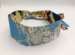 Reversible Wide Kimono Belt Kiku 5793 & 5566