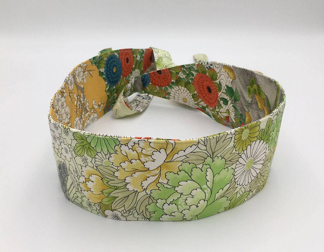 Reversible Wide Kimono Belt Mizu 5790 & 5895
