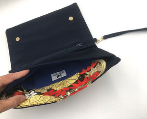 Ookii Kuukou Large Folding Wristlet Clutch 5802E