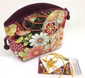 Hashi Kimono Make up Pouch 5592D