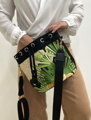 Kimono Drawstring Crossbody 5551A