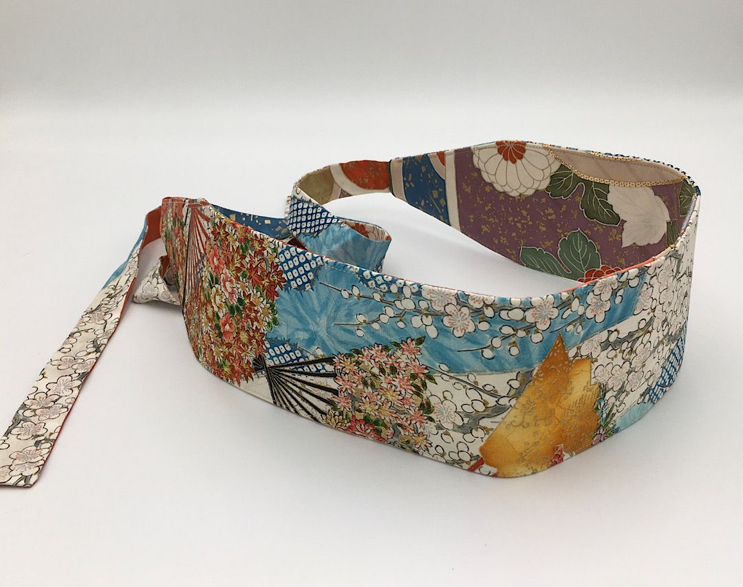 Reversible Wide Kimono Belt Kasumi 5784 & 5781