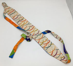 Reversible Wide Kimono Belt Tsuru 5686 & 5550