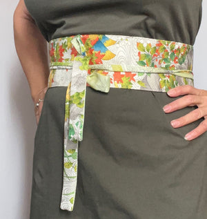 Reversible Wide Kimono Belt Mizu 5790 & 5895