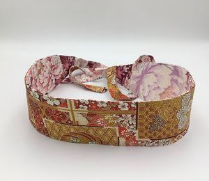 Reversible Wide Kimono Belt Shippou 5861 & 5900